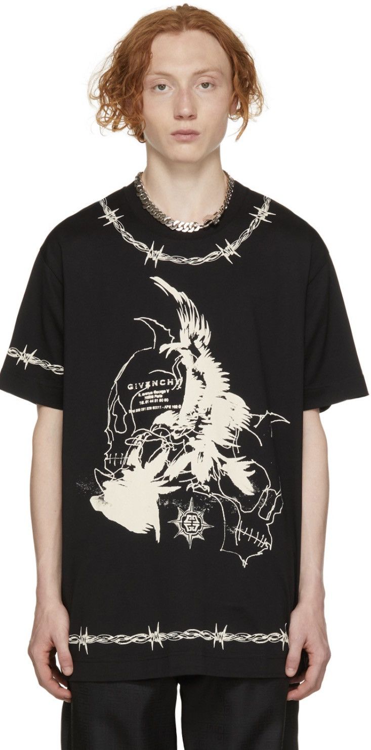 STEAL* GIVENCHY Oversized T-Shirt With Gothic Logo