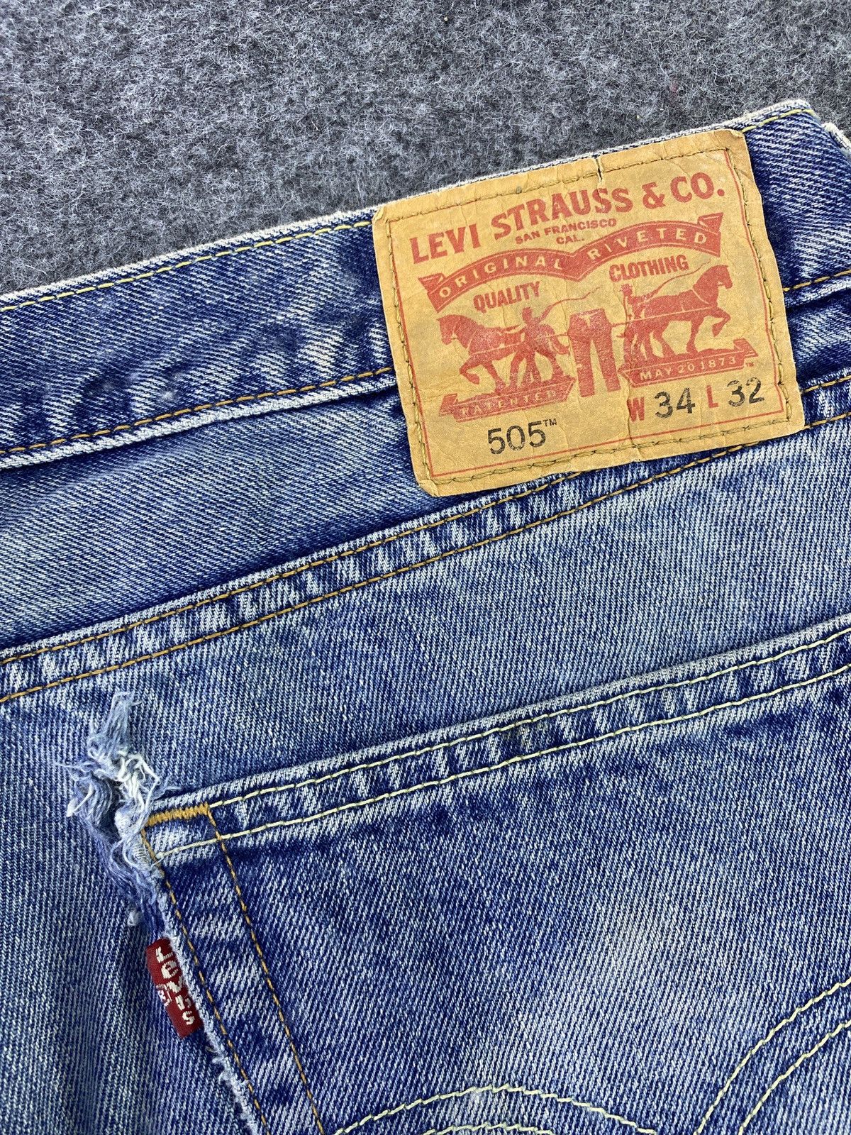Levi's Levi's vintage 505 Blue Wash Jeans - J565 Size US 34 / EU 50 - 8 Thumbnail