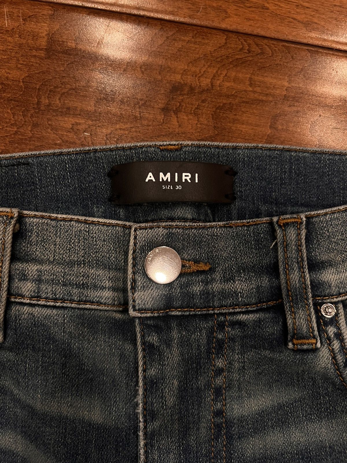 Amiri Amiri night Palm Tree thrasher jeans 30 Size US 30 / EU 46 - 4 Thumbnail
