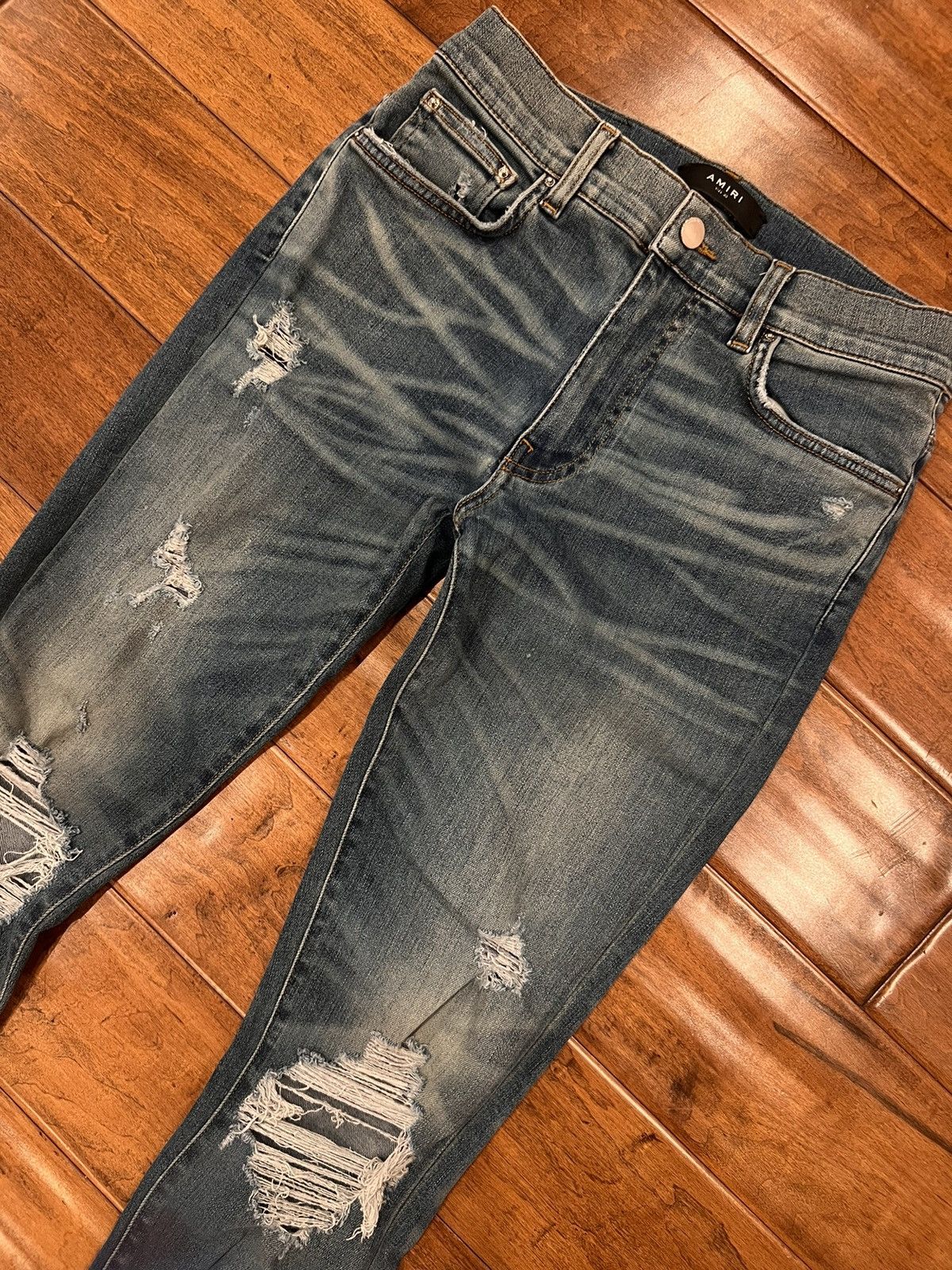 Amiri Amiri night Palm Tree thrasher jeans 30 Size US 30 / EU 46 - 3 Thumbnail
