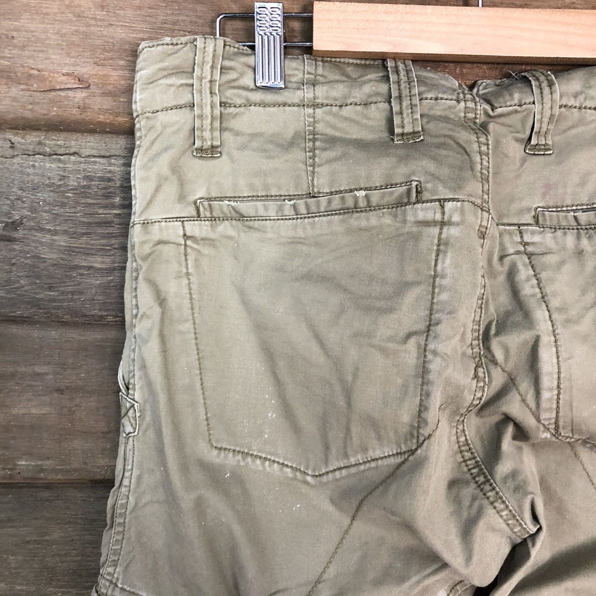 Japanese Brand × Vintage Ycross Clothing Style Brown Cargo Pants #3971 Size US 30 / EU 46 - 14 Thumbnail