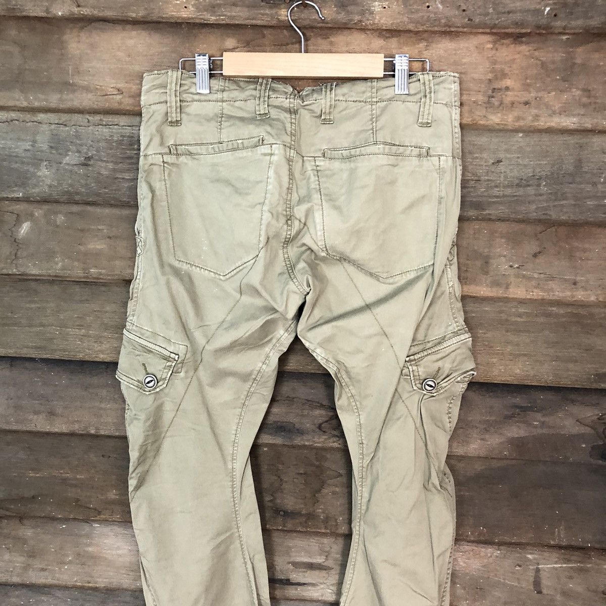 Japanese Brand × Vintage Ycross Clothing Style Brown Cargo Pants #3971 Size US 30 / EU 46 - 12 Thumbnail