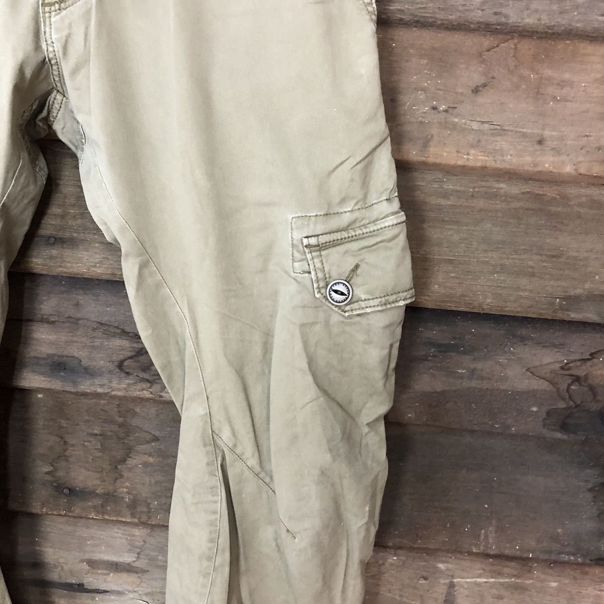 Japanese Brand × Vintage Ycross Clothing Style Brown Cargo Pants #3971 Size US 30 / EU 46 - 7 Thumbnail