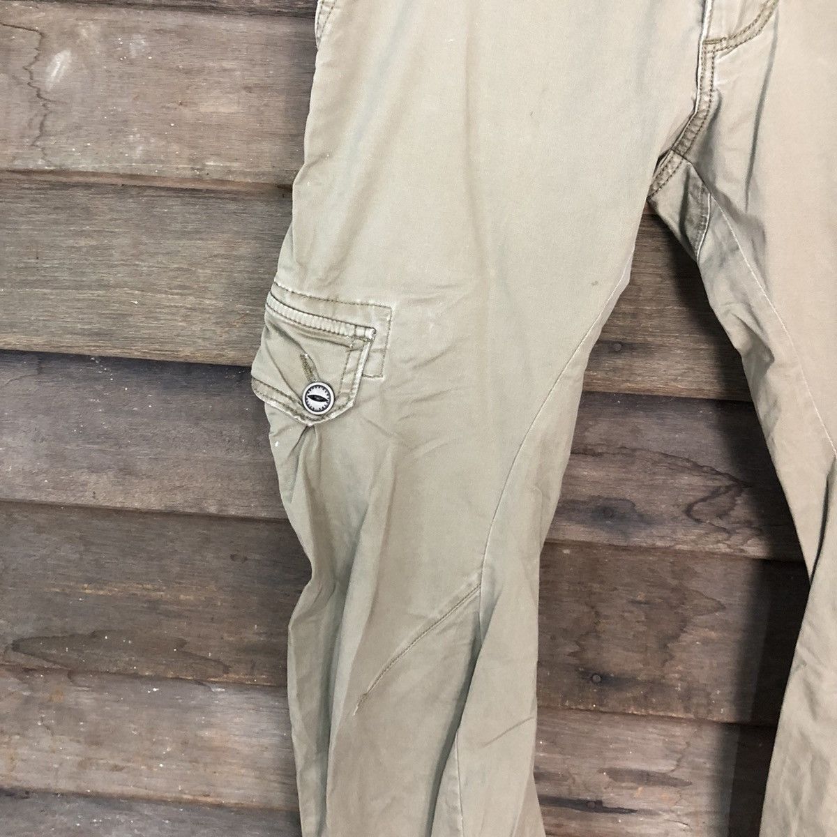 Japanese Brand × Vintage Ycross Clothing Style Brown Cargo Pants #3971 Size US 30 / EU 46 - 6 Thumbnail