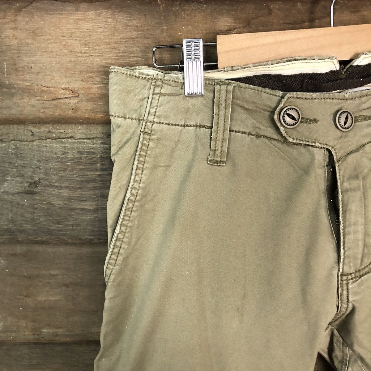 Japanese Brand × Vintage Ycross Clothing Style Brown Cargo Pants #3971 Size US 30 / EU 46 - 4 Thumbnail