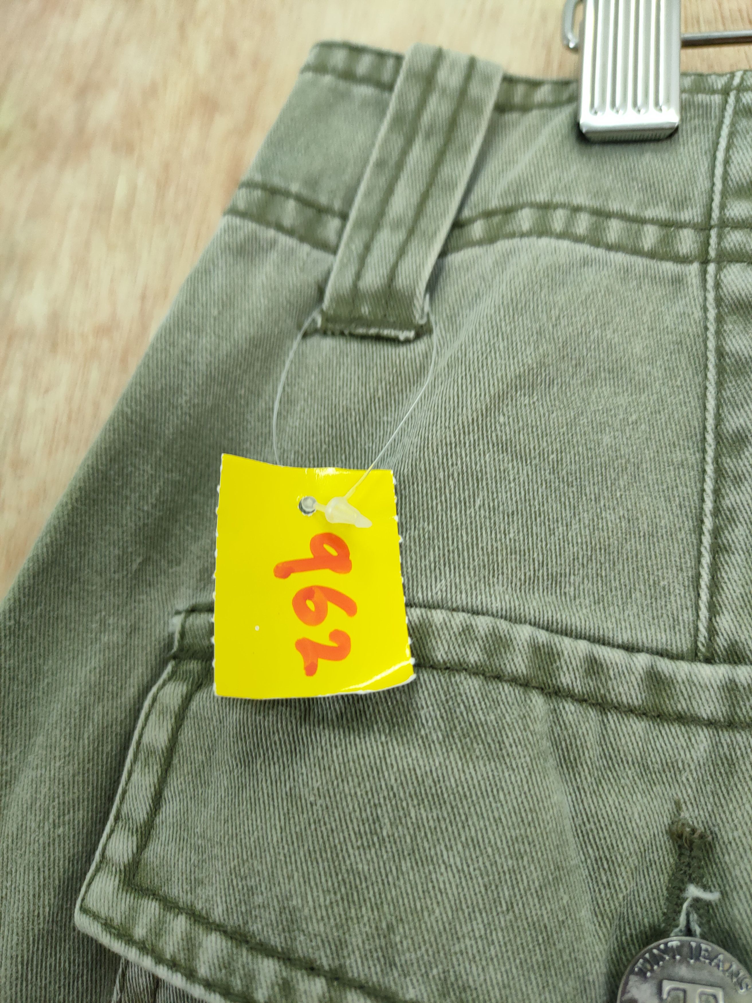 Japanese Brand DL Tint Flower art faded green vintage cargo pants #962 Size 28" / US 6 / IT 42 - 9 Thumbnail