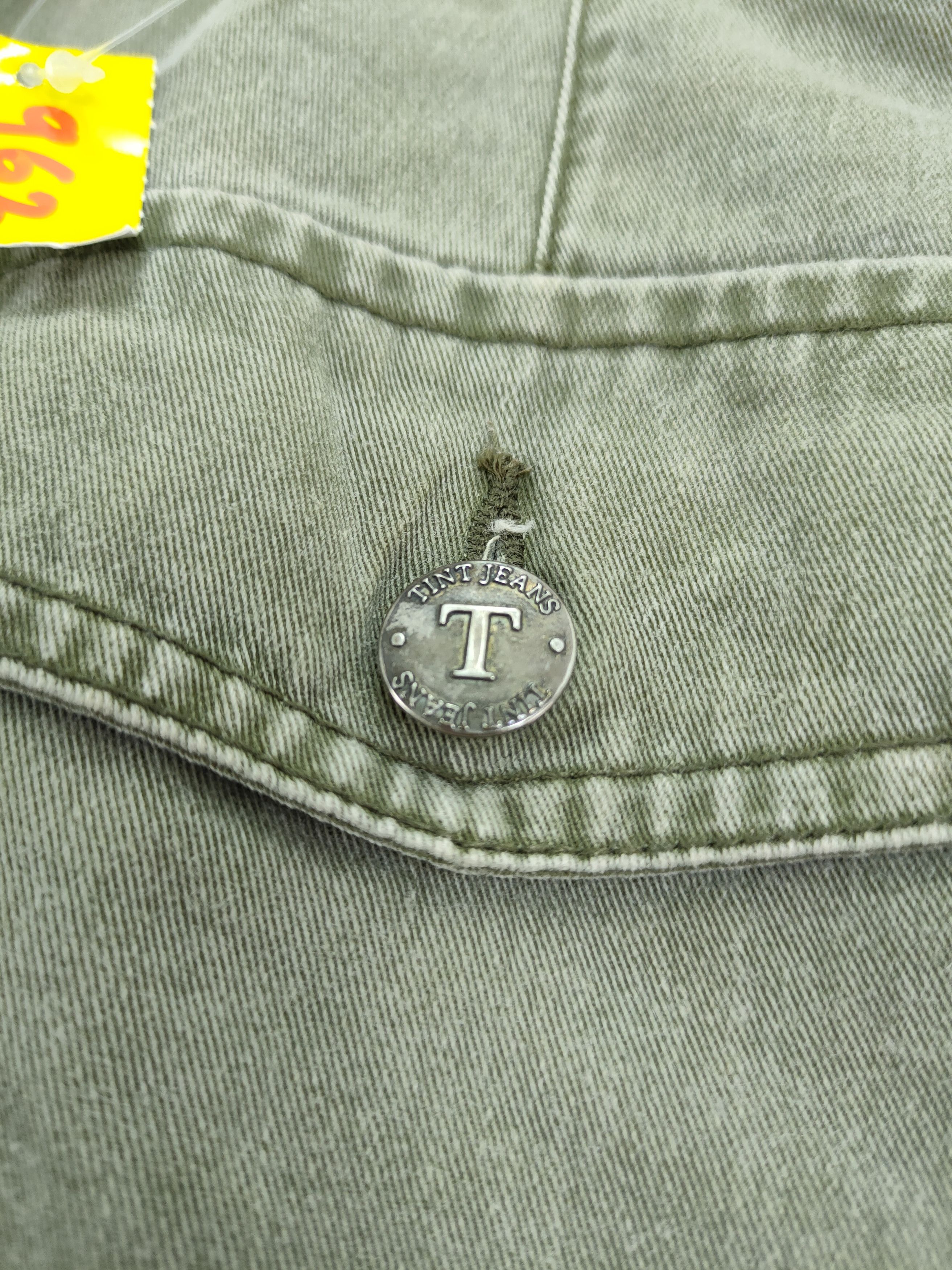 Japanese Brand DL Tint Flower art faded green vintage cargo pants #962 Size 28" / US 6 / IT 42 - 10 Thumbnail