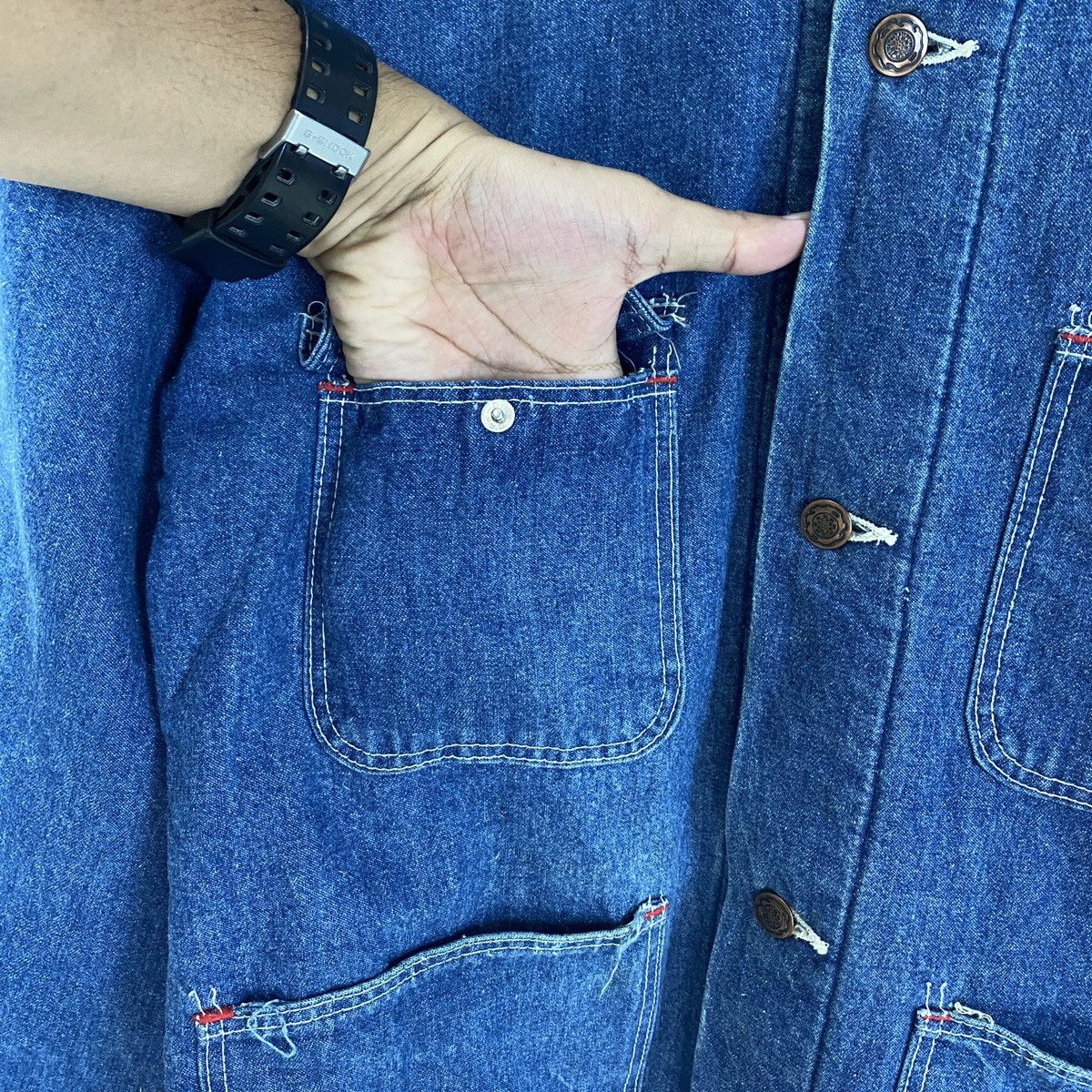 Wrangler Big Ben By Wrangler Chore Denim Jacket Workwear Size US M / EU 48-50 / 2 - 9 Thumbnail