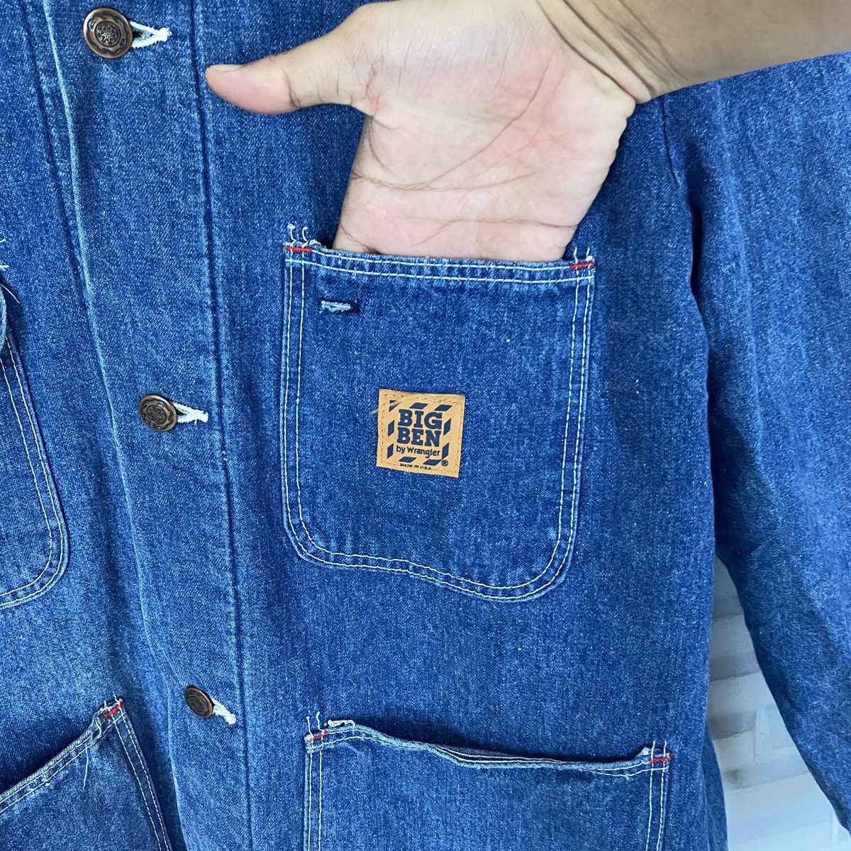 Wrangler Big Ben By Wrangler Chore Denim Jacket Workwear Size US M / EU 48-50 / 2 - 12 Thumbnail