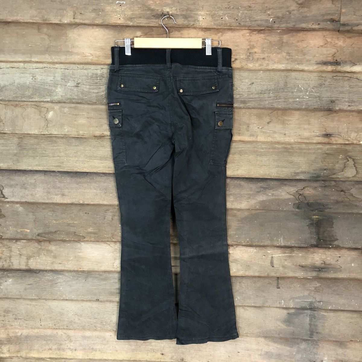 Japanese Brand × Vintage Japanese Brand Black multi pocket Cargo Pants #3388 Size 26" / US 2 / IT 38 - 11 Thumbnail