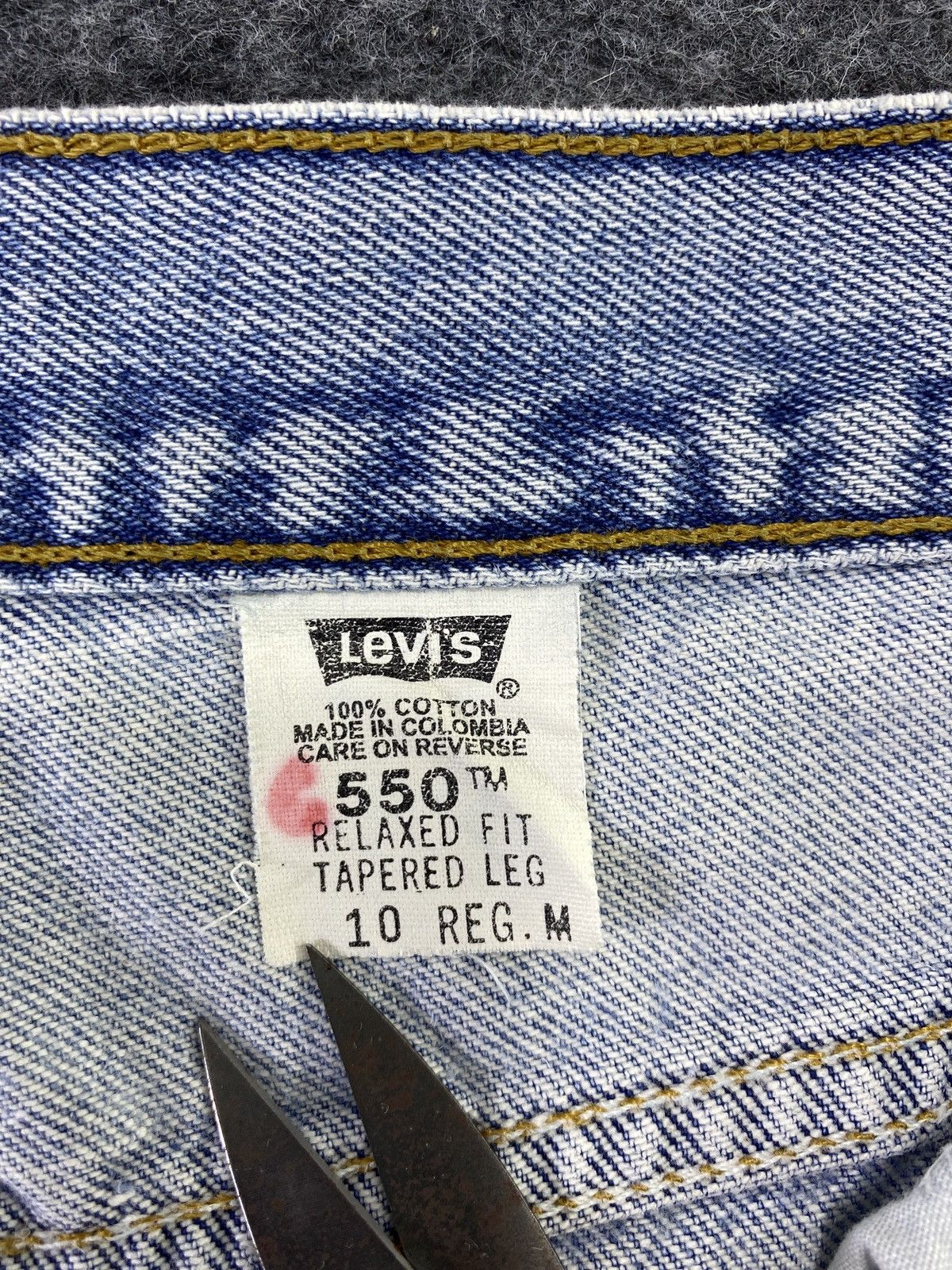 Levi's Levi's vintage 550 Blue Jeans - J567 Size 29" - 5 Thumbnail