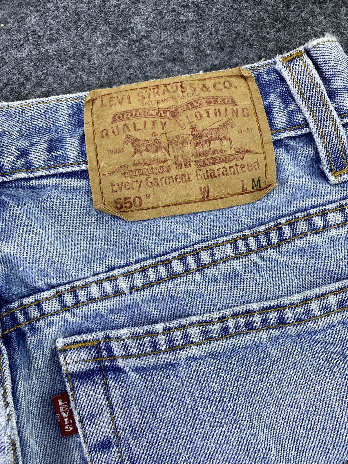 Levi's Levi's vintage 550 Blue Jeans - J567 Size 29" - 9 Thumbnail
