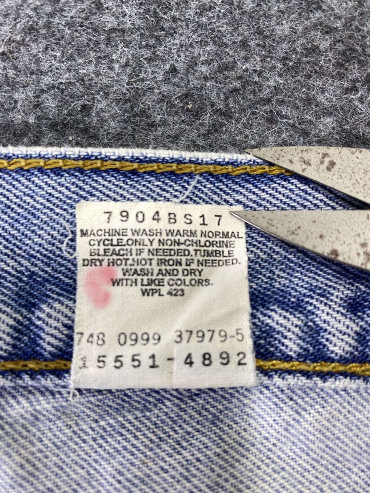 Levi's Levi's vintage 550 Blue Jeans - J567 Size 29" - 6 Thumbnail