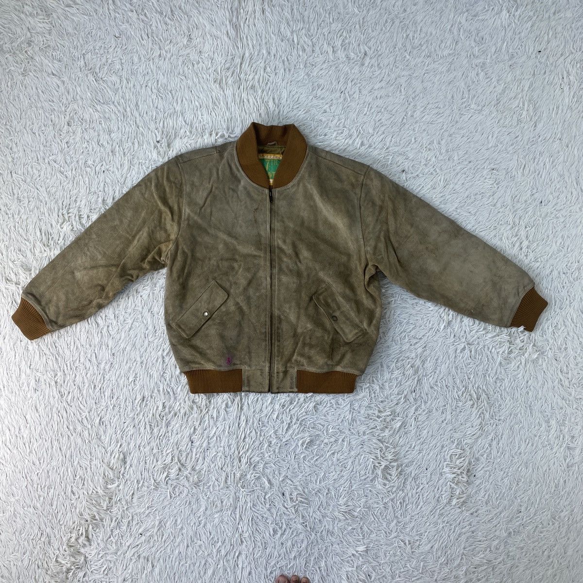 Genuine Leather Cowhide 7th Heaven Bomber Jacket Size US M / EU 48-50 / 2 - 2 Thumbnail