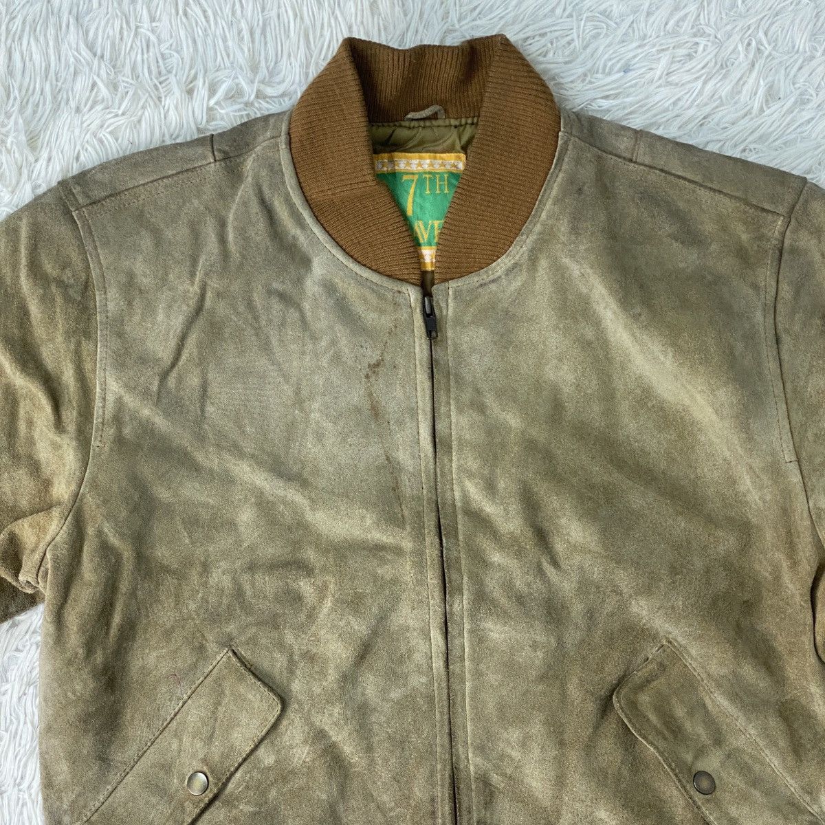 Genuine Leather Cowhide 7th Heaven Bomber Jacket Size US M / EU 48-50 / 2 - 4 Thumbnail