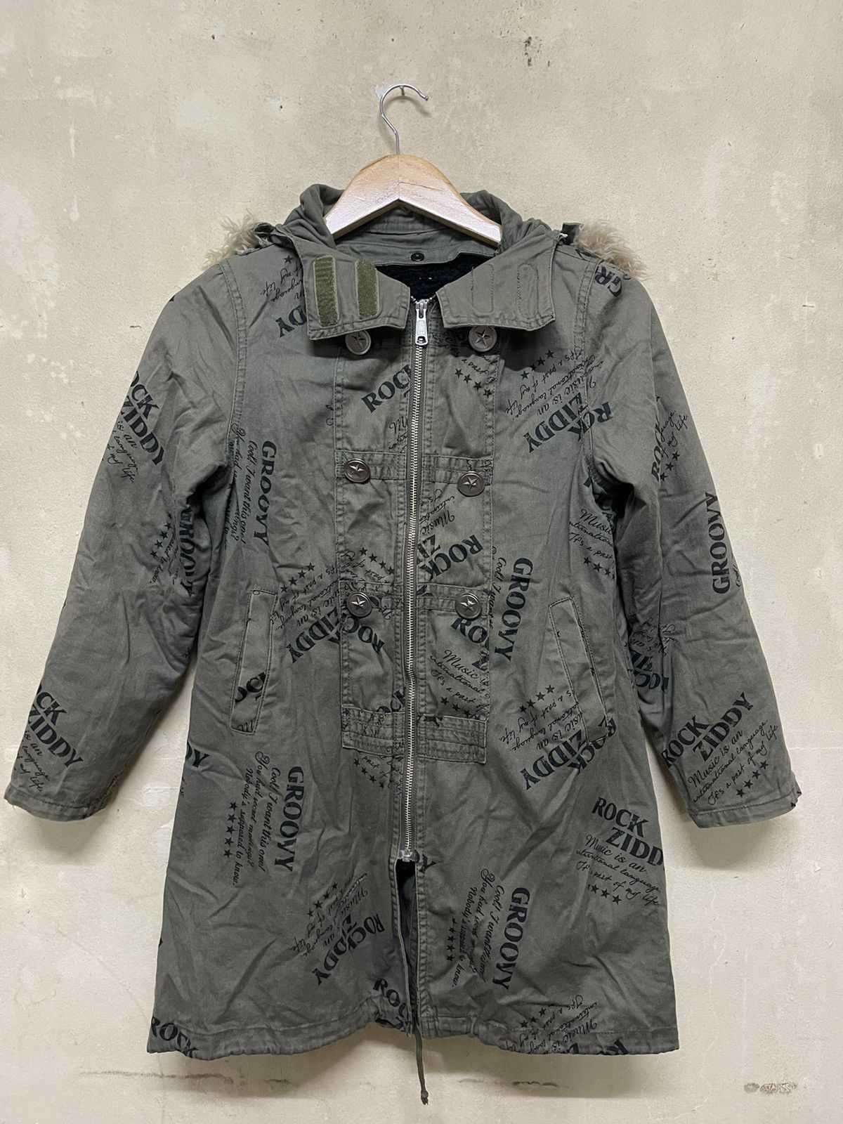 Seditionaries × Vintage Vintage Rock Ziddy Punk Parka Jacket🔥 Size US L / EU 52-54 / 3 - 1 Thumbnail