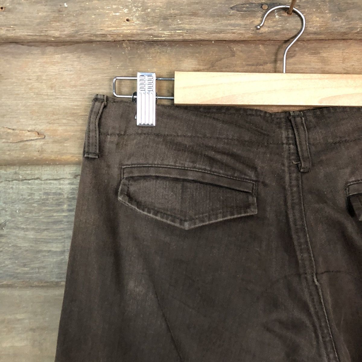PPFM Ppfm Brown multi pocket utility Cargo Pants #4036DL Size US 30 / EU 46 - 14 Thumbnail