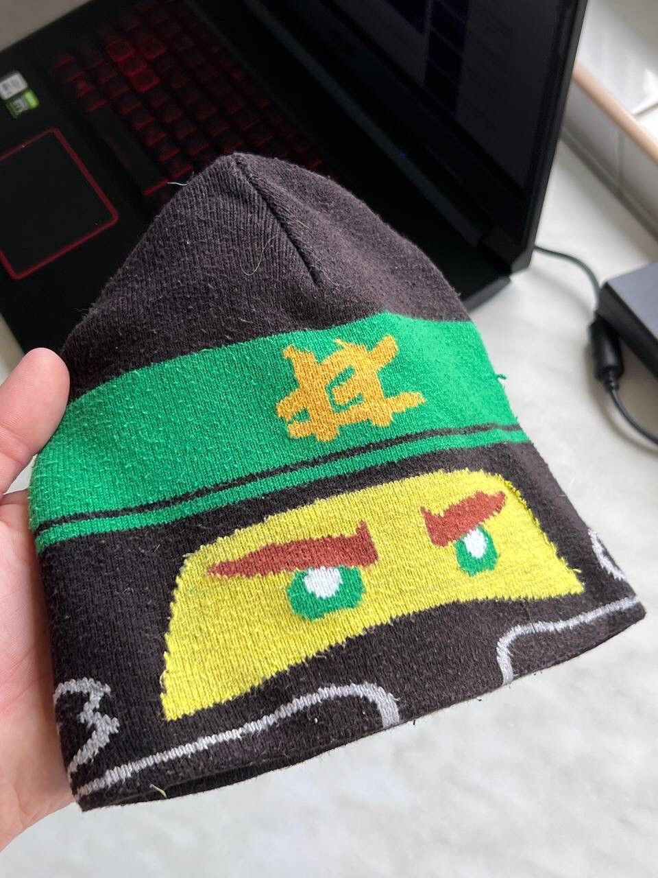 Vintage Vintage y2k futuristic Ninja Japanes style beanie hat Size ONE SIZE - 2 Thumbnail