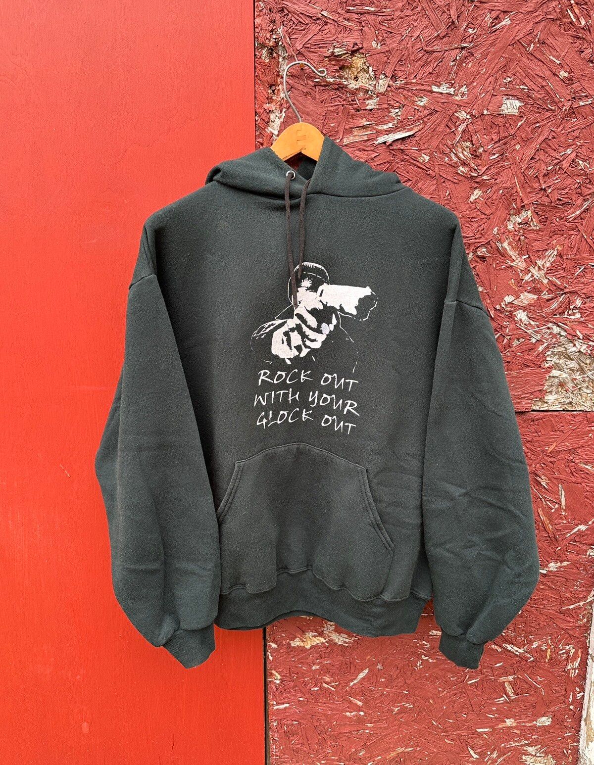 Vintage 2000s Rock Out with your Glock Out Hoodie Sweatshirt Size US L / EU 52-54 / 3 - 1 Preview