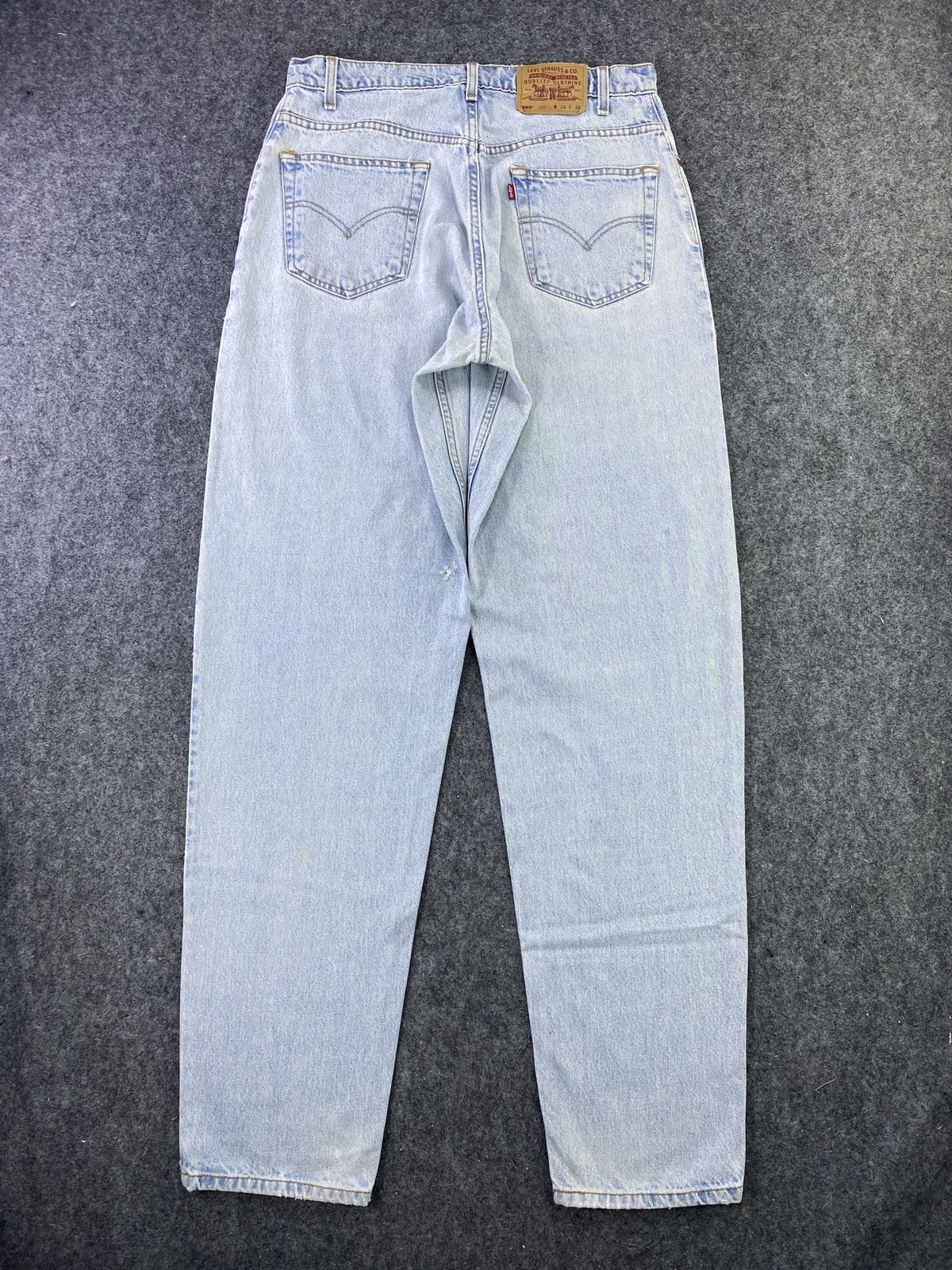 Levi's 90s Levi's vintage 560 Blue Jeans - J568 Size US 34 / EU 50 - 2 Thumbnail