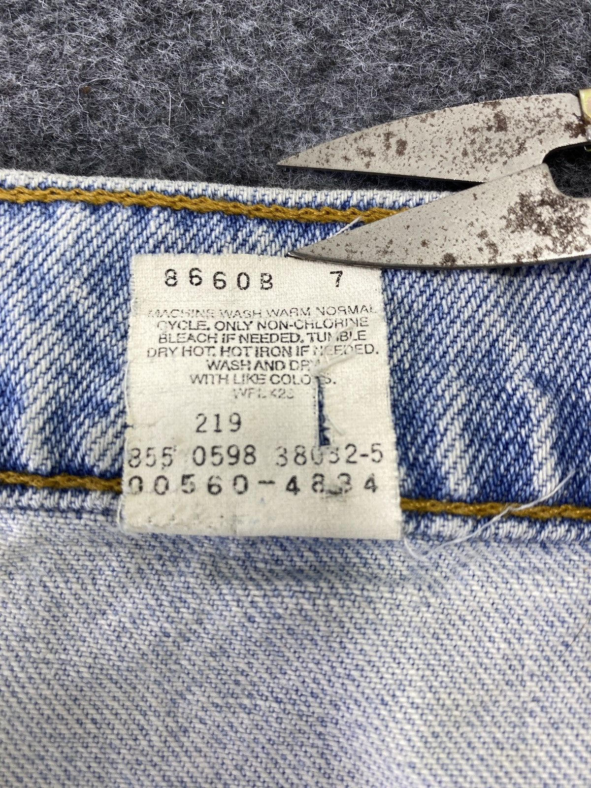 Levi's 90s Levi's vintage 560 Blue Jeans - J568 Size US 34 / EU 50 - 6 Thumbnail