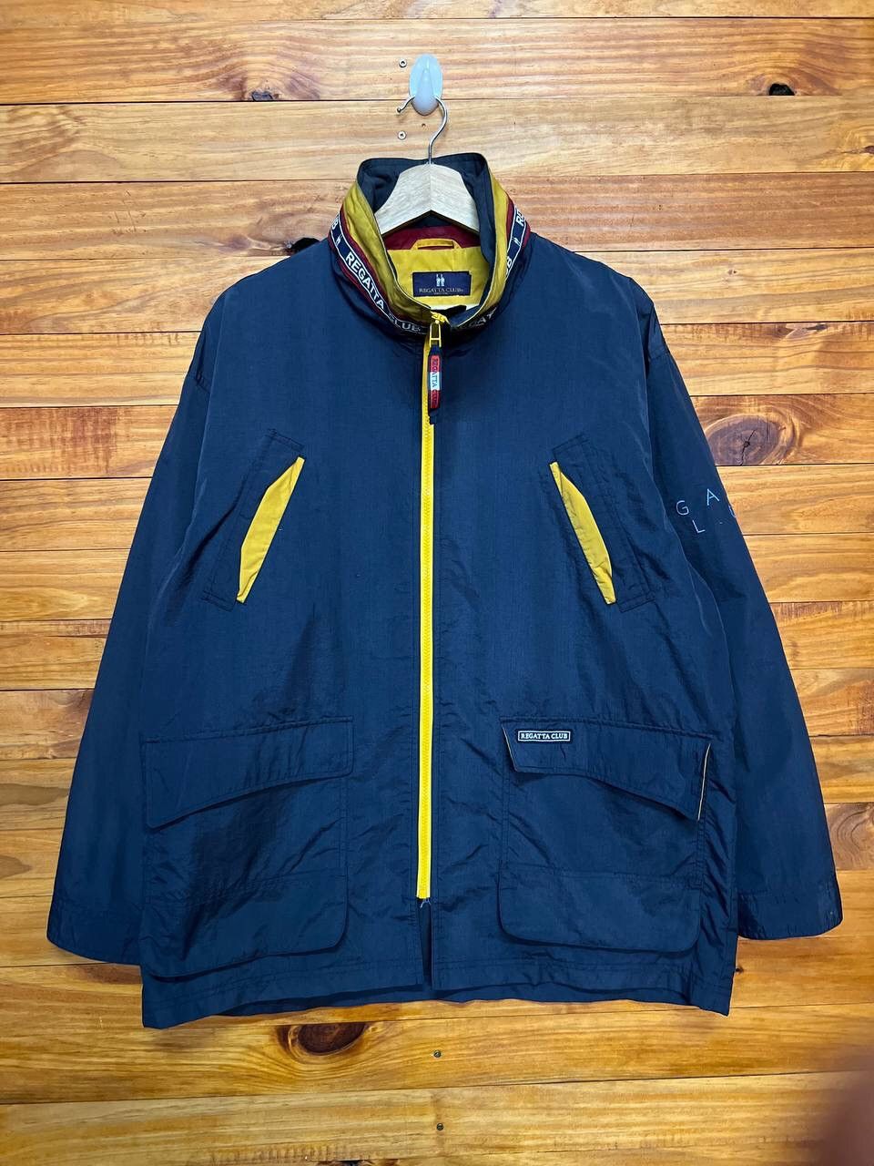 Vintage REGATTA CLUB ZIPPER JACKET Size US L / EU 52-54 / 3 - 1 Thumbnail