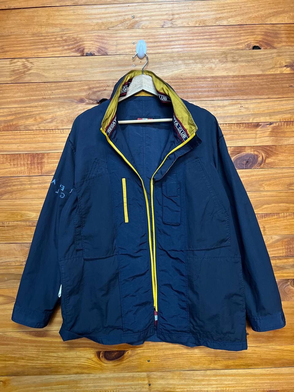 Vintage REGATTA CLUB ZIPPER JACKET Size US L / EU 52-54 / 3 - 8 Thumbnail