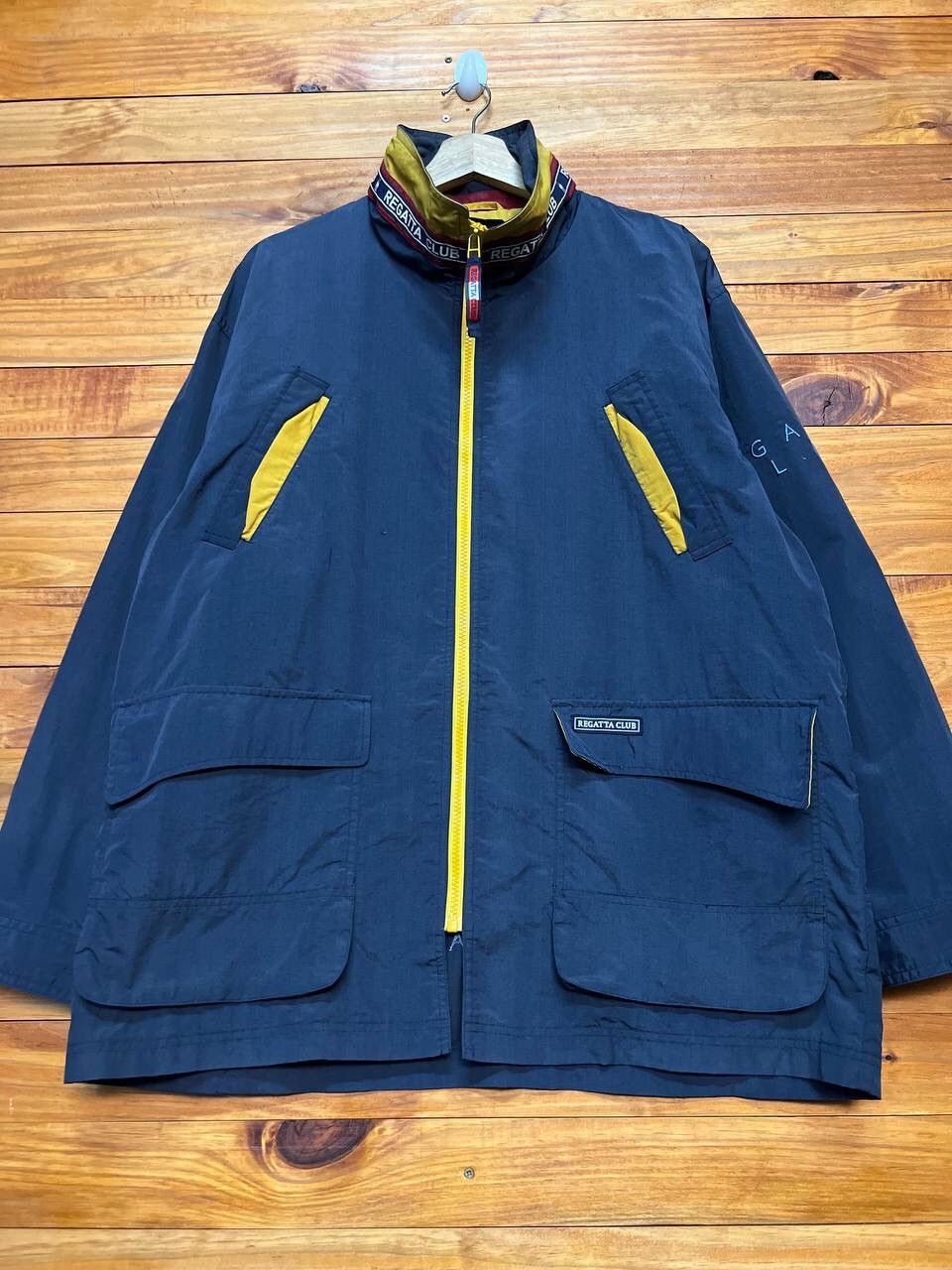 Vintage REGATTA CLUB ZIPPER JACKET Size US L / EU 52-54 / 3 - 4 Thumbnail