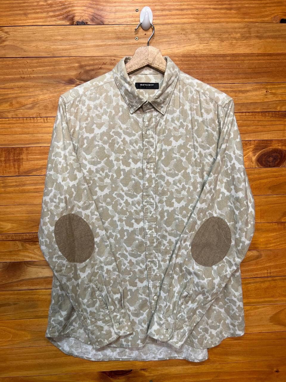 image of Archival Clothing x Boycott Shirt Camo Design, Men's (Size Medium)