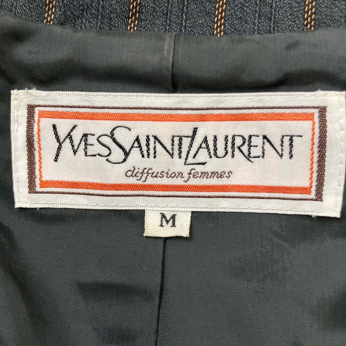 Yves Saint Laurent Yves Saint Laurent Striped Coat/Blazer Size US M / EU 48-50 / 2 - 16 Thumbnail