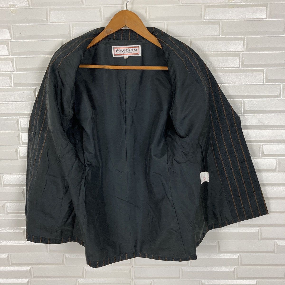 Yves Saint Laurent Yves Saint Laurent Striped Coat/Blazer Size US M / EU 48-50 / 2 - 15 Thumbnail