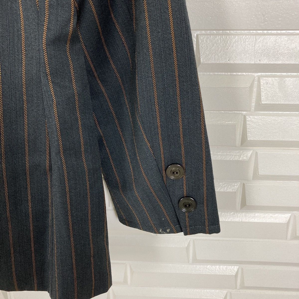 Yves Saint Laurent Yves Saint Laurent Striped Coat/Blazer Size US M / EU 48-50 / 2 - 14 Thumbnail