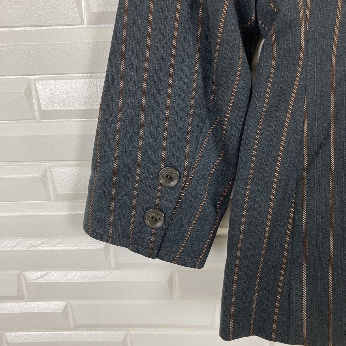 Yves Saint Laurent Yves Saint Laurent Striped Coat/Blazer Size US M / EU 48-50 / 2 - 13 Thumbnail