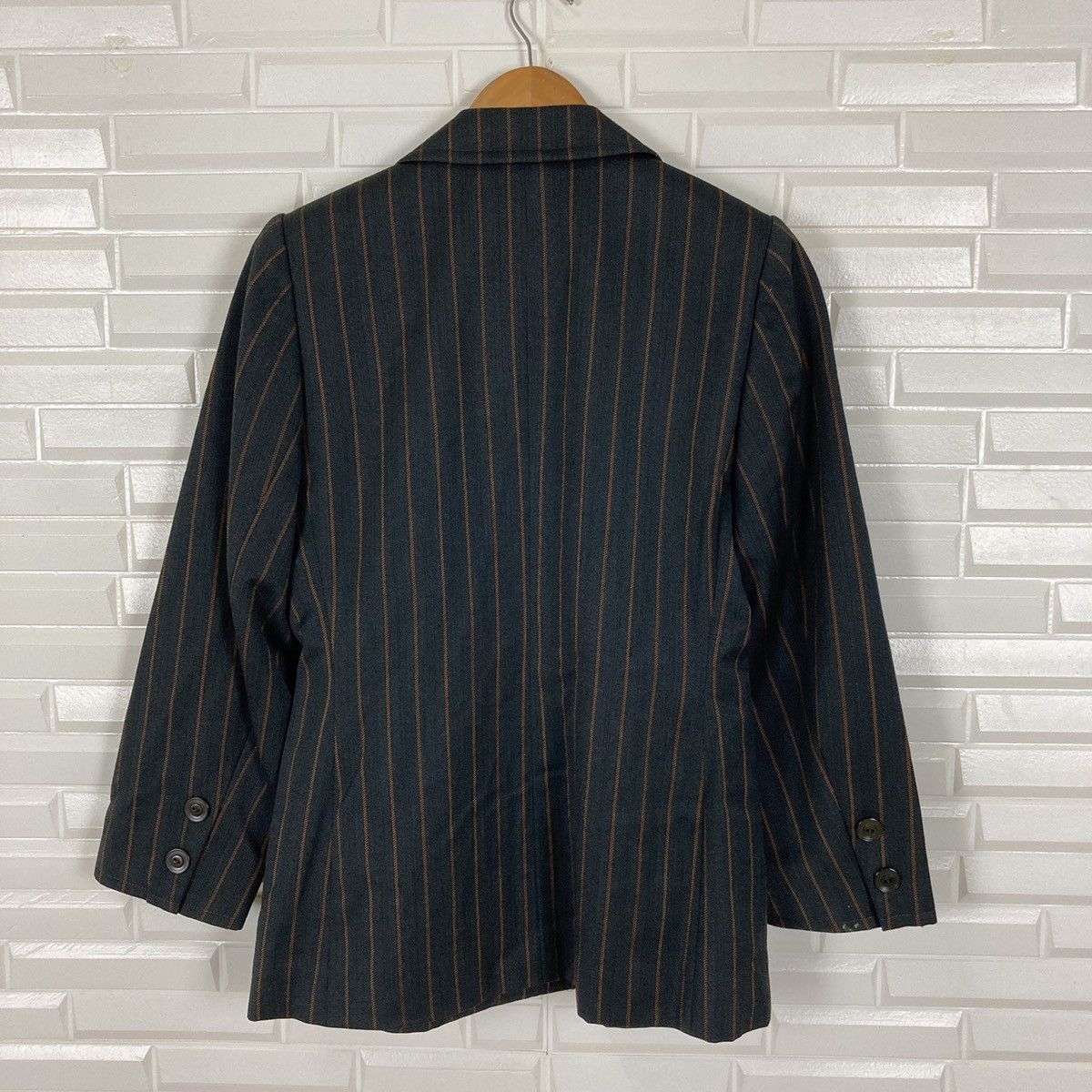 Yves Saint Laurent Yves Saint Laurent Striped Coat/Blazer Size US M / EU 48-50 / 2 - 12 Thumbnail