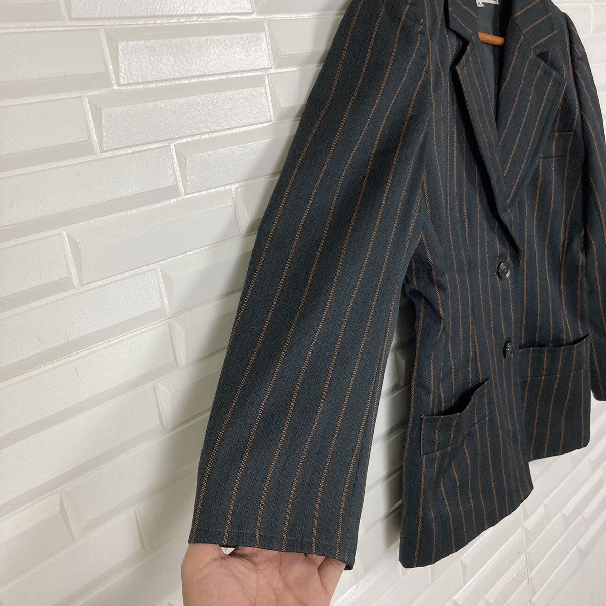 Yves Saint Laurent Yves Saint Laurent Striped Coat/Blazer Size US M / EU 48-50 / 2 - 7 Thumbnail