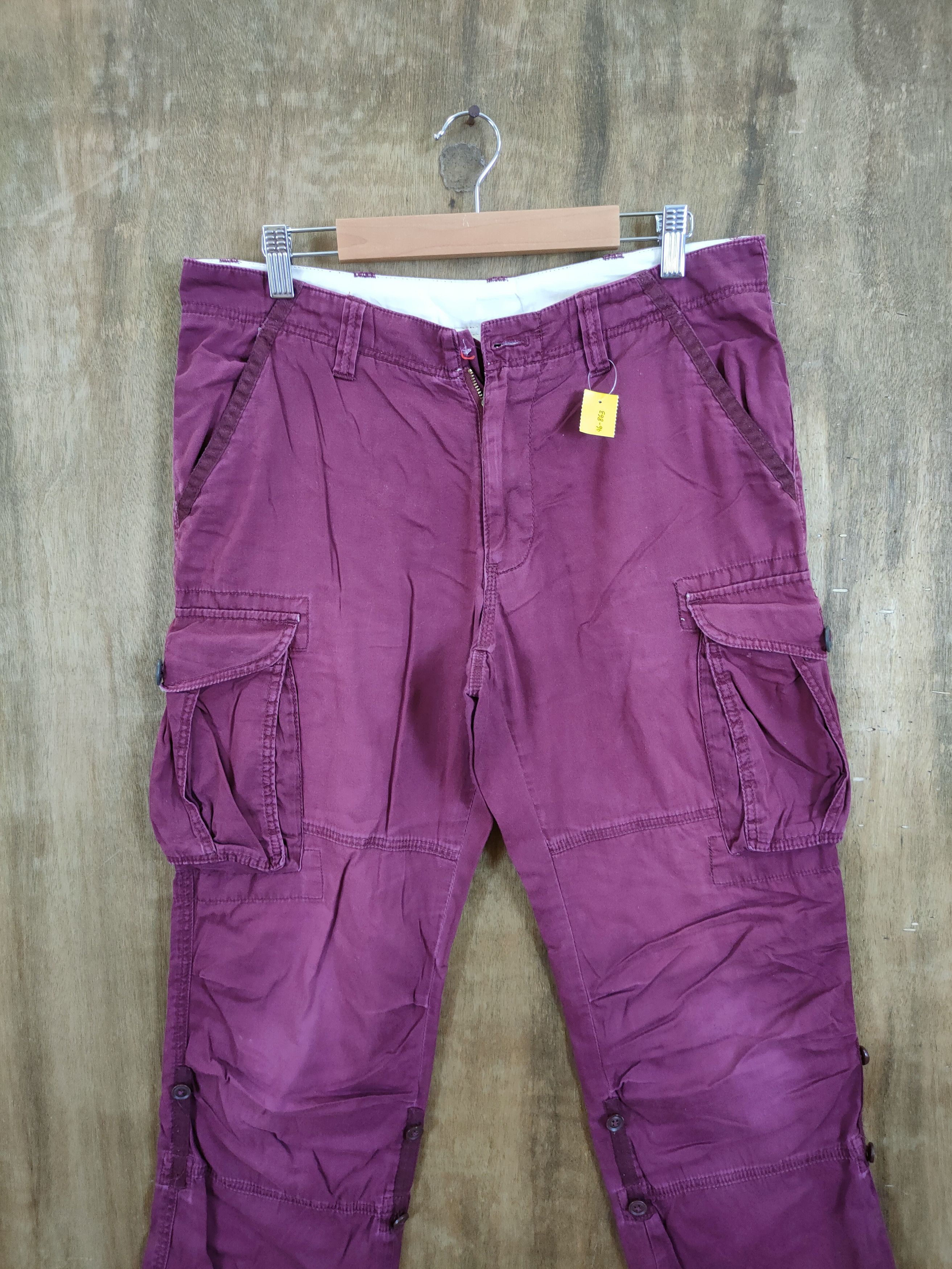 Japanese Brand DL A.V.V Homme multipocket utility cargo pants #46-863 Size US 31 - 5 Thumbnail