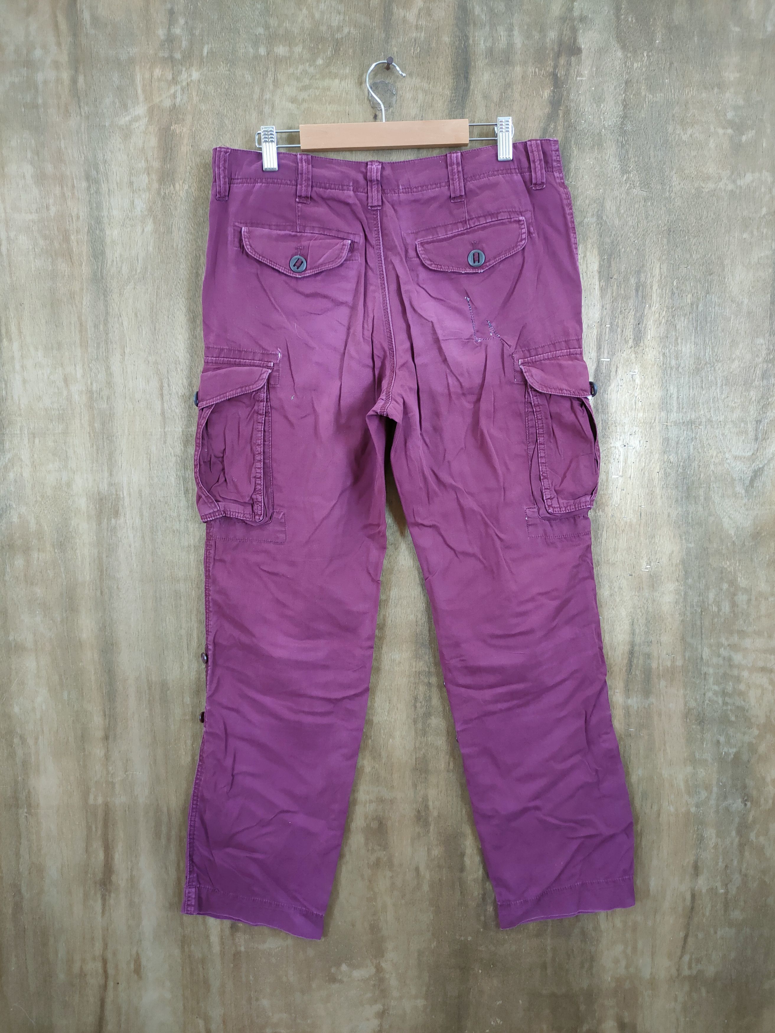 Japanese Brand DL A.V.V Homme multipocket utility cargo pants #46-863 Size US 31 - 7 Thumbnail