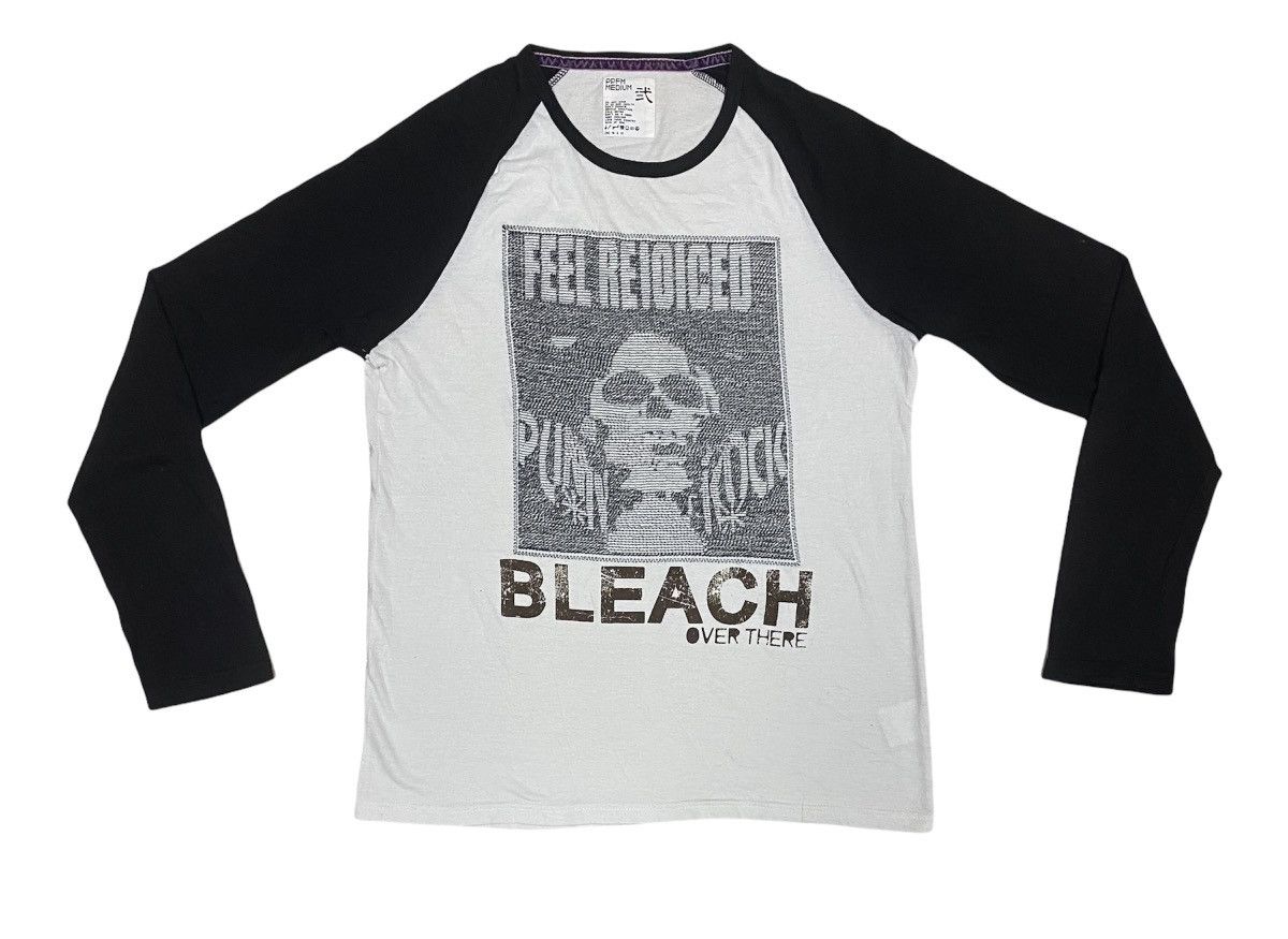 image of Art x Ppfm Long Sleeve Shirt X X Skulls X Punk in Black/White, Men's (Size Medium)