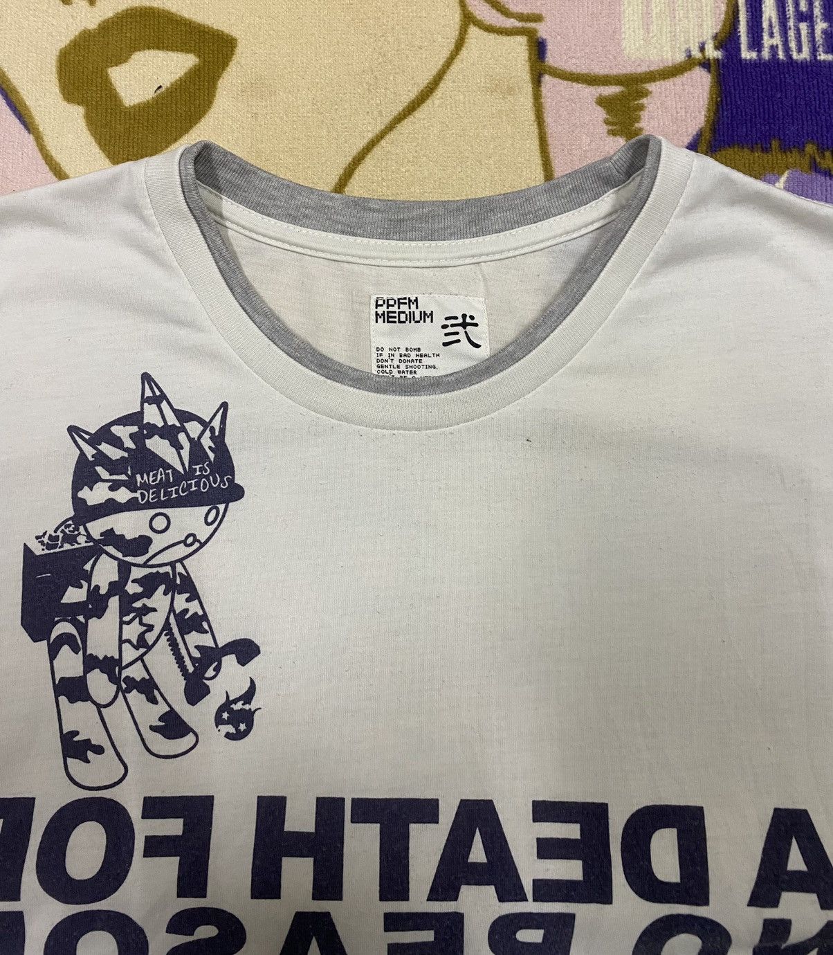 Japanese Brand PPFM T Shirt x Rare Design Size US M / EU 48-50 / 2 - 4 Thumbnail