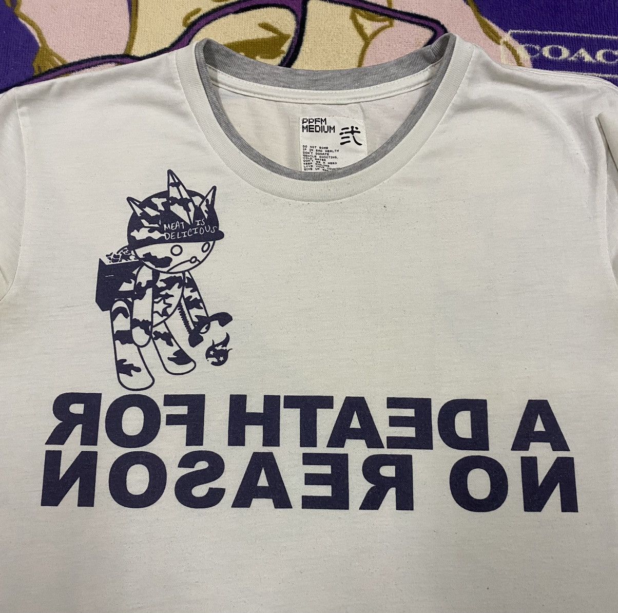 Japanese Brand PPFM T Shirt x Rare Design Size US M / EU 48-50 / 2 - 3 Thumbnail