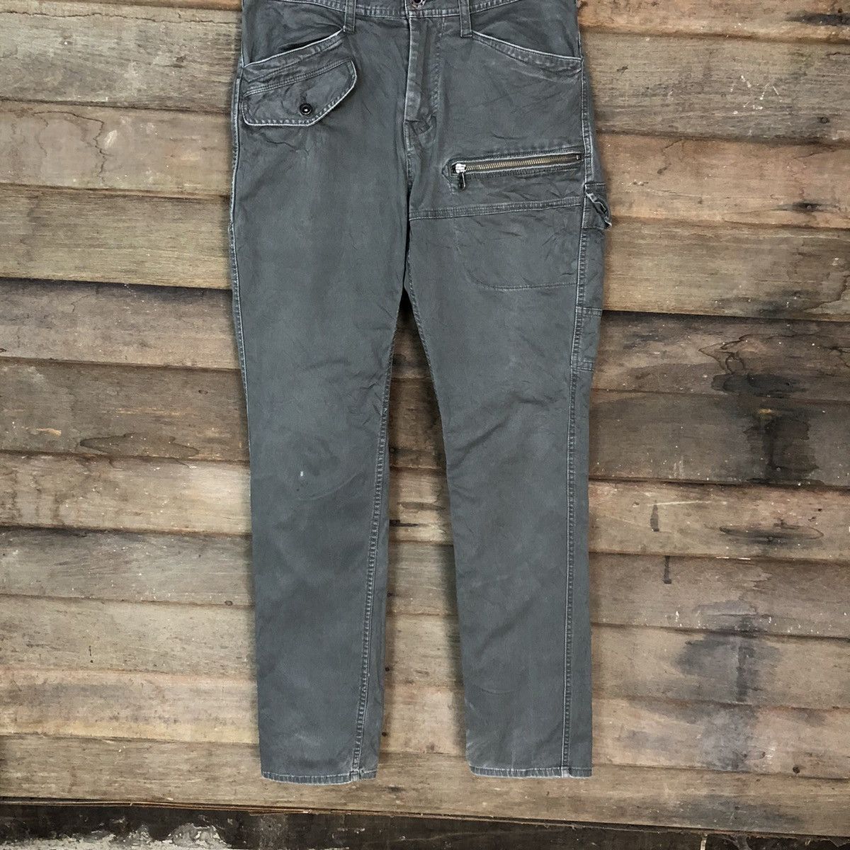 Avirex Dark Blue rare pocket utility Cargo Pants #6889