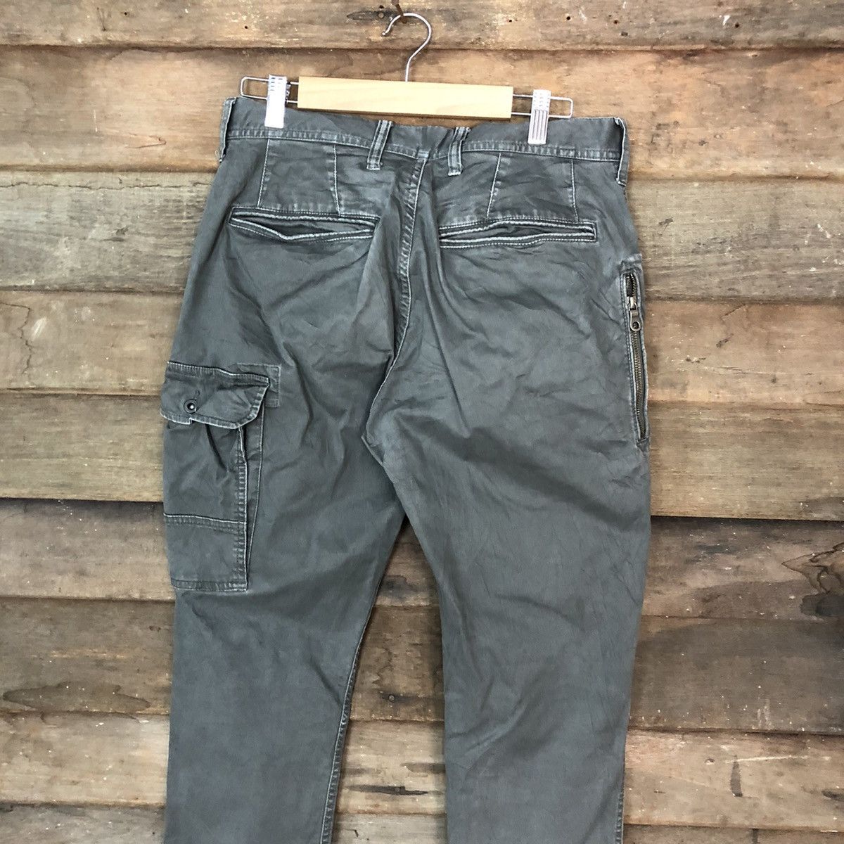 Avirex Dark Blue rare pocket utility Cargo Pants #6889
