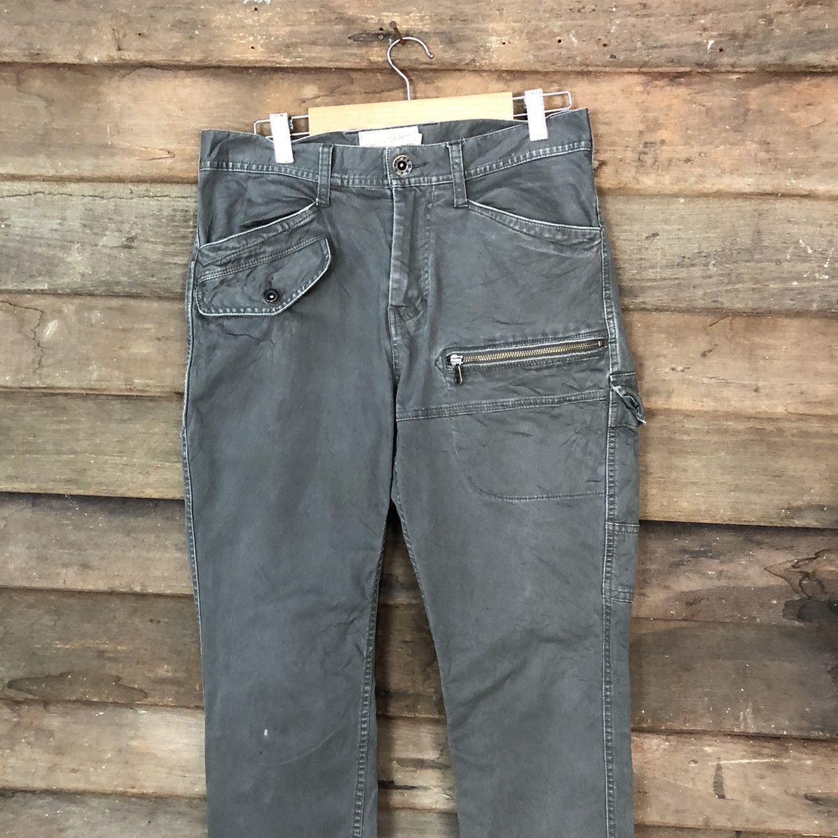 Avirex Dark Blue rare pocket utility Cargo Pants #6889