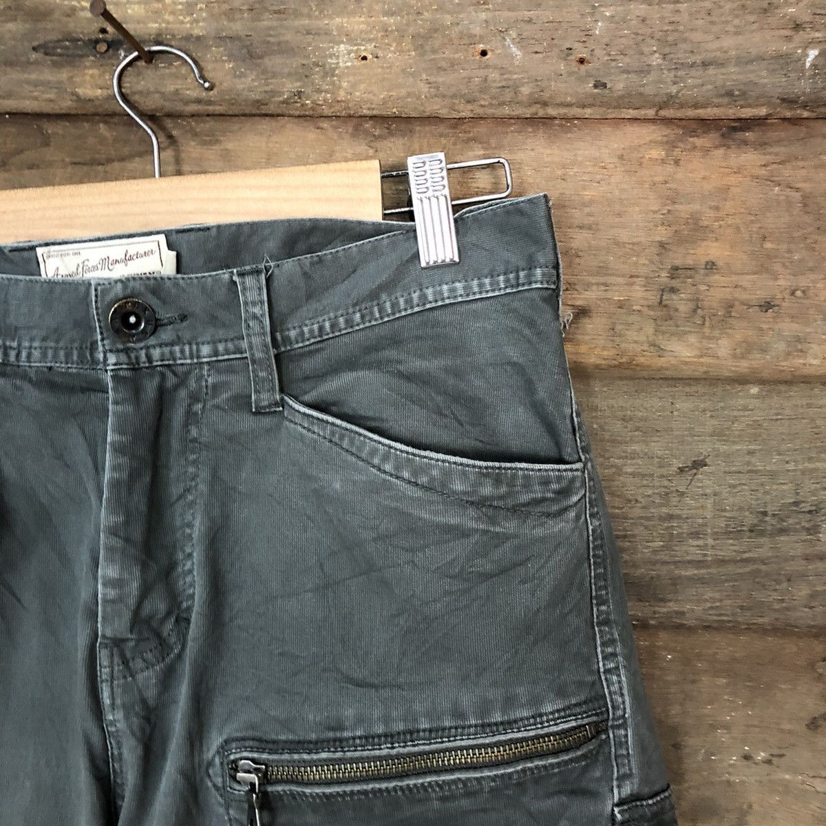Avirex Dark Blue rare pocket utility Cargo Pants #6889