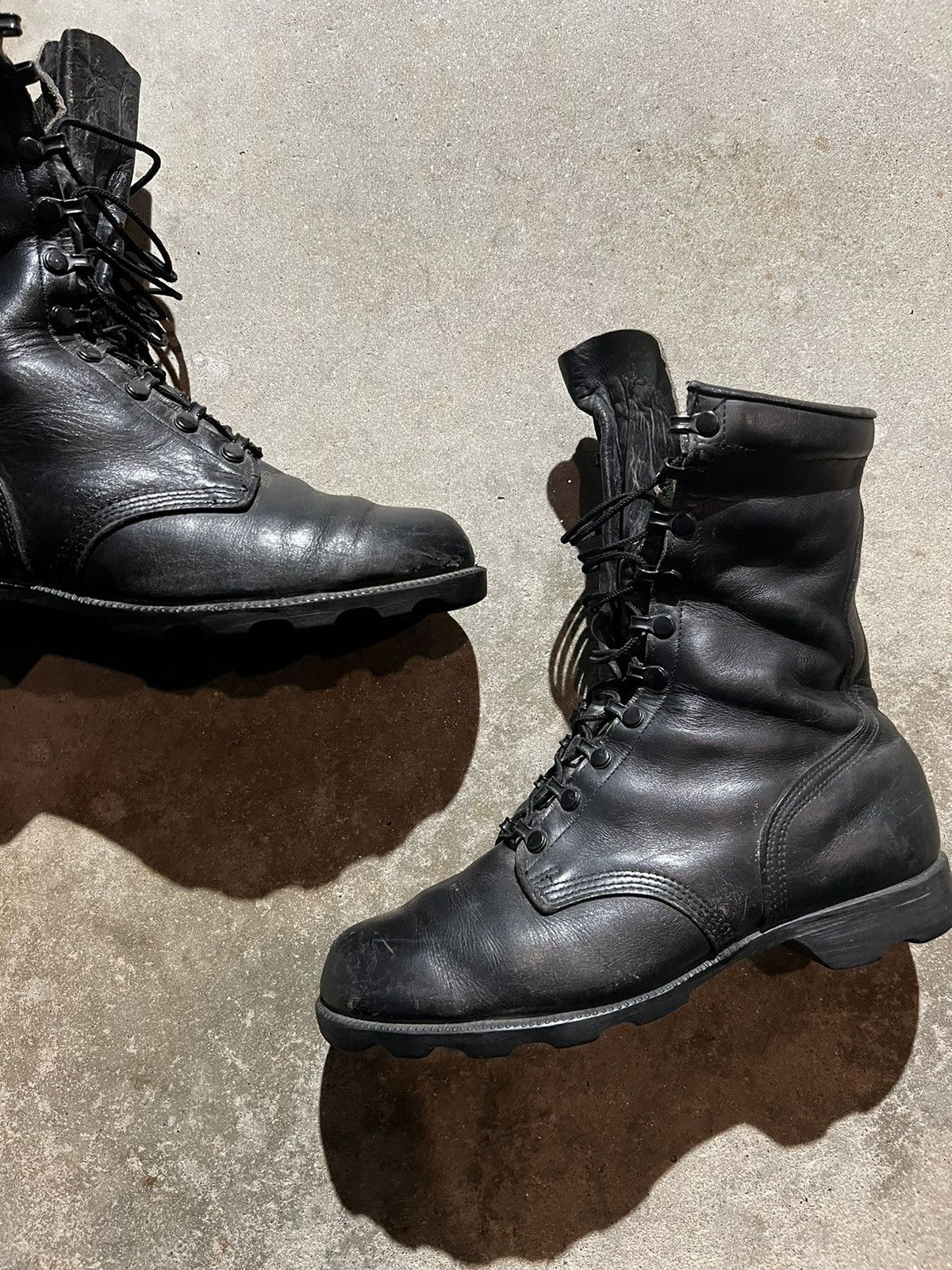 Combat Boots × Military × Vintage 80’s Leather Jungle Boots | Grailed