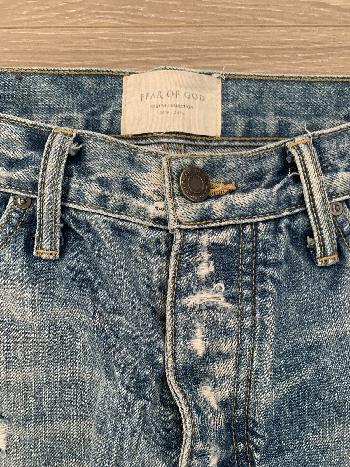 Fear of God 4th collection salvage jeans Size US 31 - 6 Thumbnail