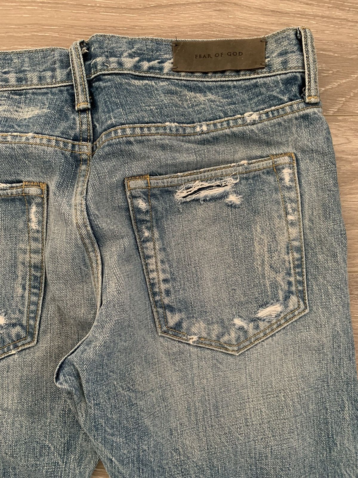 Fear of God 4th collection salvage jeans Size US 31 - 8 Thumbnail