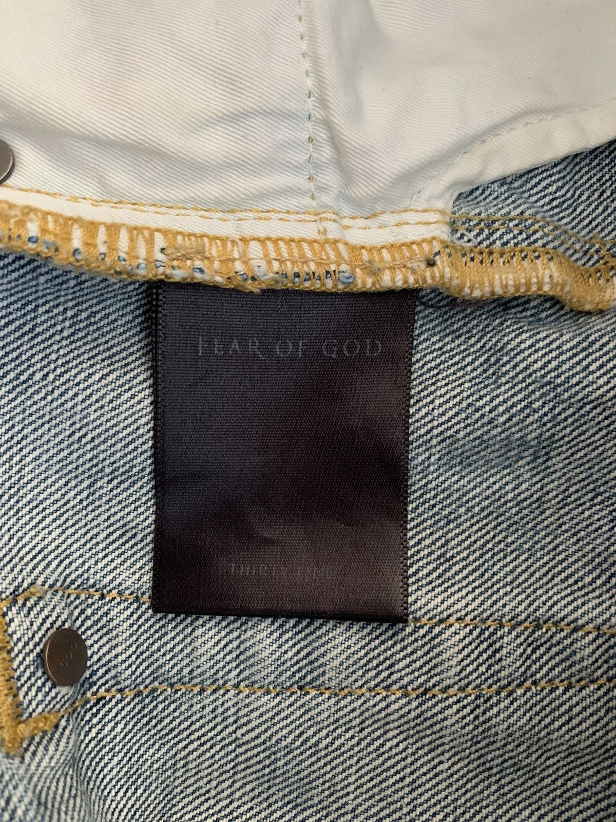 Fear of God 4th collection salvage jeans Size US 31 - 9 Thumbnail