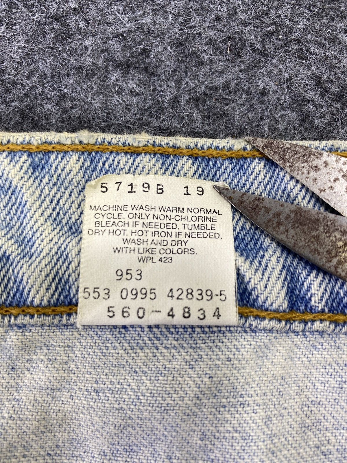 Levi's 90s Levi's vintage 560 blue Jeans - J570 Size US 36 / EU 52 - 6 Thumbnail