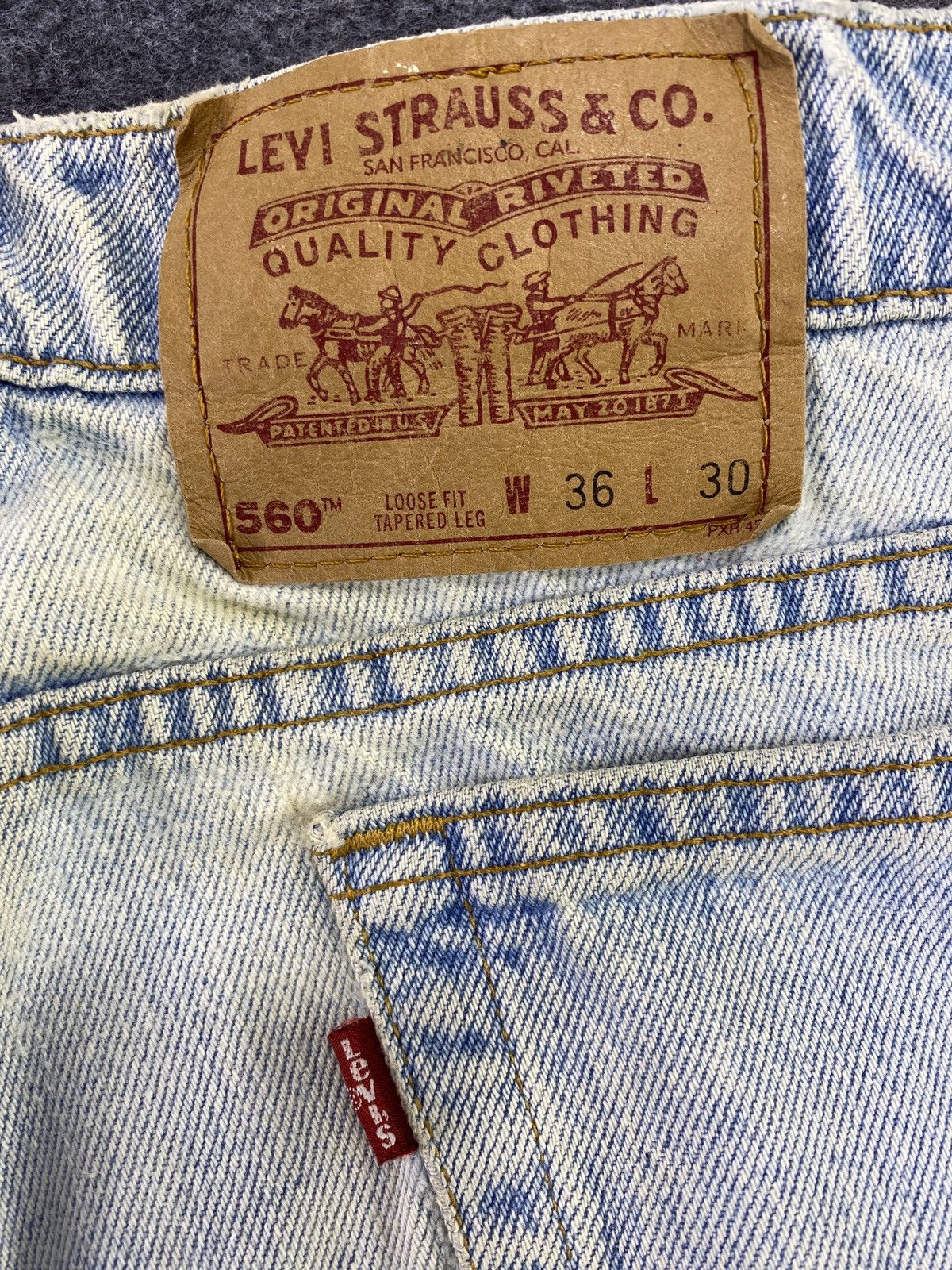 Levi's 90s Levi's vintage 560 blue Jeans - J570 Size US 36 / EU 52 - 9 Thumbnail